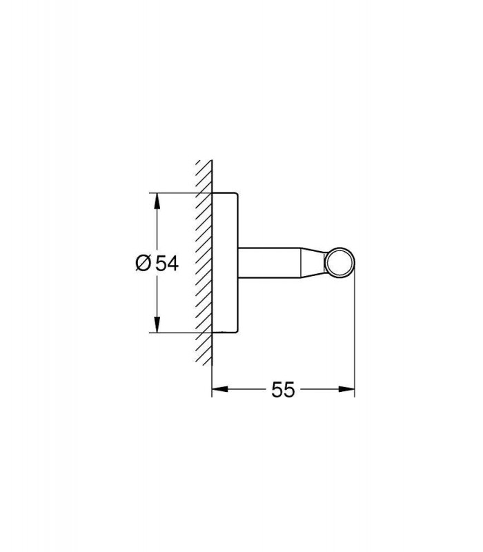 Compra online Cabide duplo Bau Grohe (40461001) en oferta al mejor precio