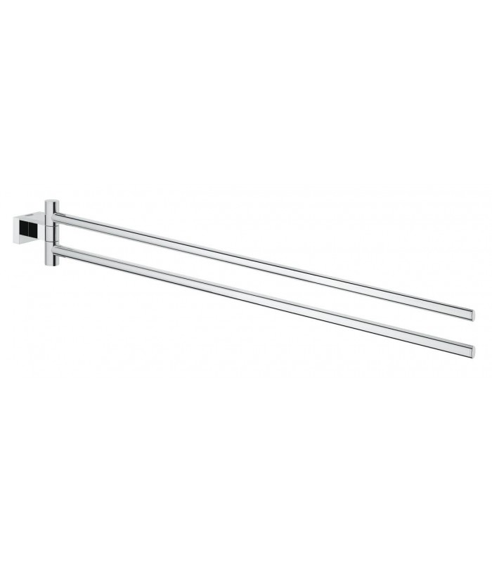 Compra online Essentials Cube Toallero Doble 44cm gir. Grohe (40624001) en oferta al mejor precio