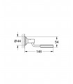 Essentials Auth soporte para vaso y dispensador de jabon Grohe (40652001)