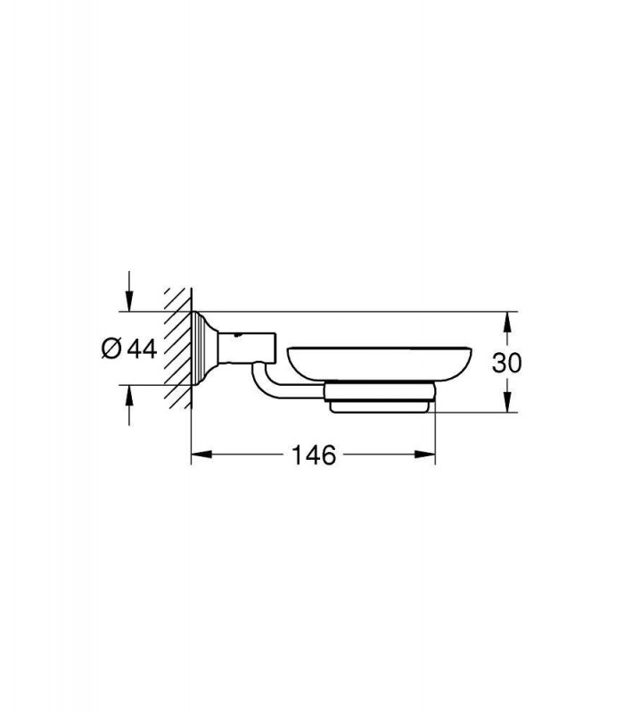 Compra online Porta-copos e dispensador de sabão Essentials Auth Grohe (40652001) en oferta al mejor precio