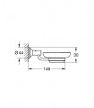 Porta-copos e dispensador de sabão Essentials Auth Grohe (40652001)