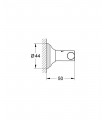 Cabide Duplo Autêntico Essentials Grohe (40656001)