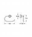 Essentials Auth portarrollos de pared Grohe (40657001)