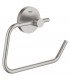 Porta-rolo de papel higiênico Essentials sem tampa, Super Steel Grohe (40689DC1)