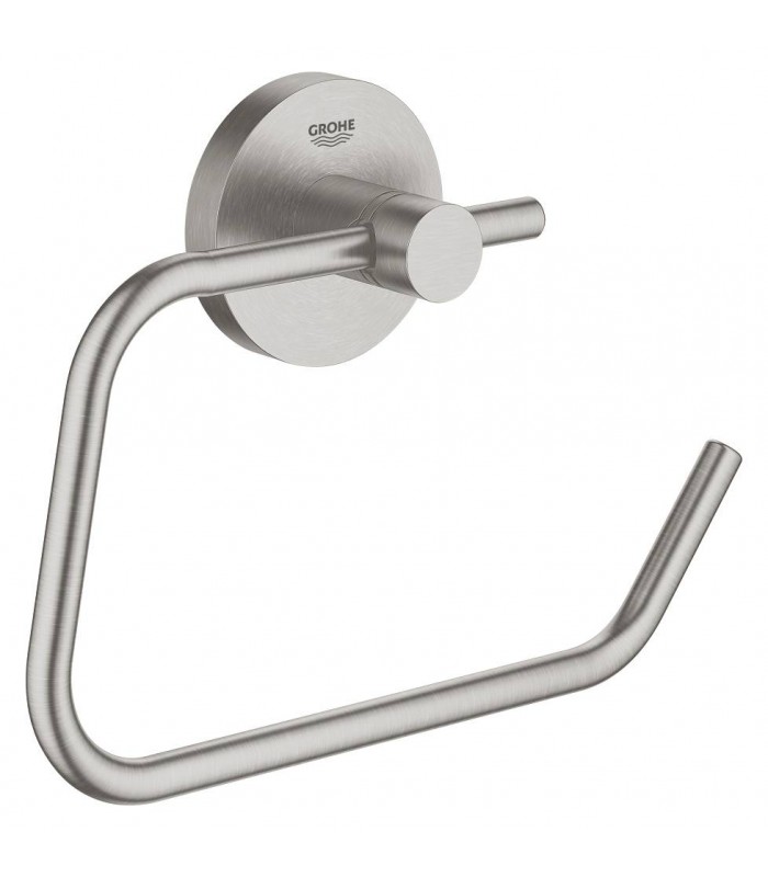 Compra online Porta-rolo de papel higiênico Essentials sem tampa, Super Steel Grohe (40689DC1) en oferta al mejor precio