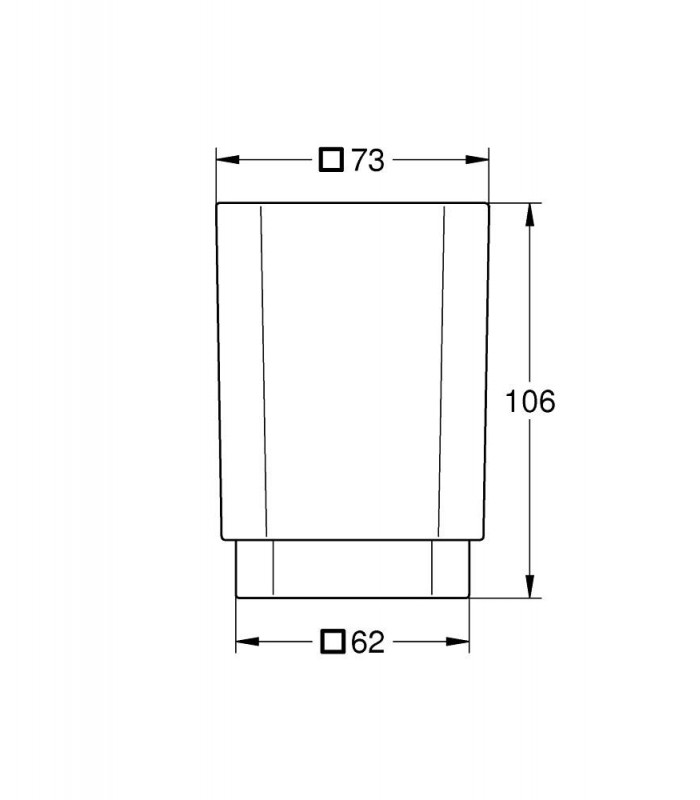 Compra online Copo de vidro Grohe Selection Cube (40783000) en oferta al mejor precio