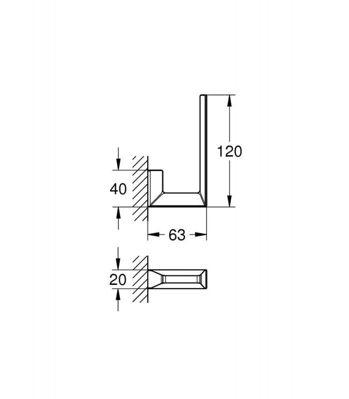 Compra online Selection Cube portarrollos de reserva Grohe (40784000) en oferta al mejor precio