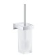 Suporte para escova de vaso sanitário Grohe Selection Cube montado na parede (40857000)