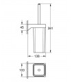 Selection Cube Escobillero de pared Grohe (40857000)