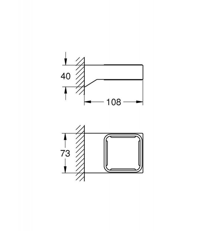 Compra online Grohe Selection Cube porta-copos, saboneteira, dispensador (40865000) en oferta al mejor precio