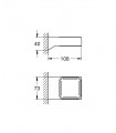 Grohe Selection Cube porta-copos, saboneteira, dispensador (40865000)