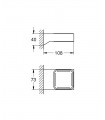 Selection Cube soporte para vaso, jabonera, dispensador Grohe (40865000)