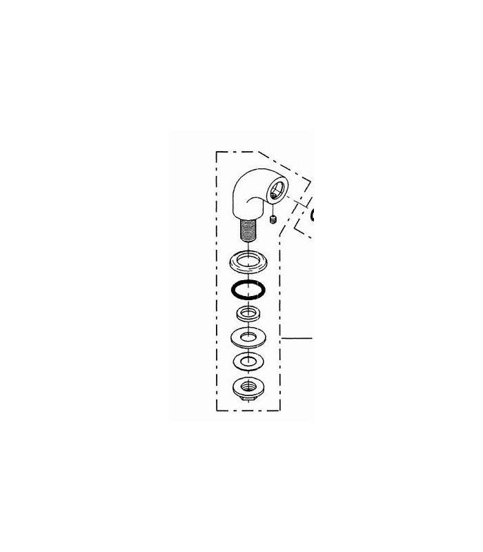 Compra online Recambios profesionales GROHE Columna Prismática Sentosa. G-3000 en oferta al mejor precio