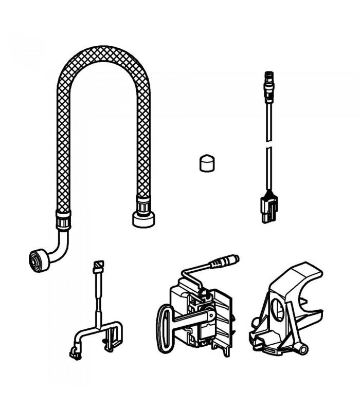 Compra online Kit de instalação Grohe Sensia Arena para descarga automática e pré-descarga en oferta al mejor precio