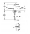 Grifo GROHE de lavabo Eurostyle Cosmopolitan Monomando de lavabo 1/2"