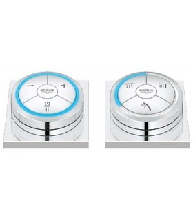 Grifo GROHE de lavabo  Controlador digital e inversor digital para ducha con base cuadrada