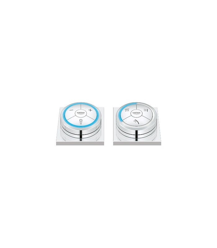 Compra online Misturadora de lavatório GROHE Controlador digital e desviador digital para chuveiro com base quadrada en oferta al mejor precio