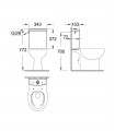 Grohe BAU Cisterna com alimentação lateral (39437000)