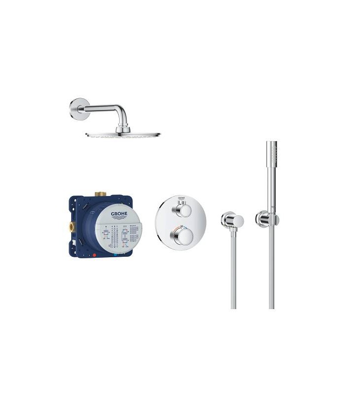 Compra online Grohe Conjunto completo Rainshower 210+Grohtherm novo conjunto redondo + Sena (34732000) en oferta al mejor precio