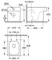 Tanque alto para vaso sanitário Grohe Cube (3948500H)