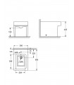 Bidé de chão Grohe Cube (3948700H)