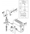 Grohe  Blue Home caño C Supersteel  (31455DC1)