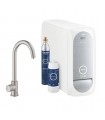 Grohe  Blue Home Mono caño C Supersteel  (31498DC1)