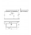 Lavatório de bancada Grohe Cube 60 (3947700H)