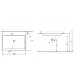 Lavatório embutido Grohe Cube 60 (3947900H)