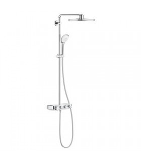 Grohe Sistema de ducha Smartactive 310 Multijet termostato DUO Redondo 3 vias  (26507000)