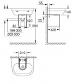 Grohe Euro semi-pedestal para lavatório 45 (39325000)