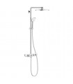 Sistema de chuveiro Grohe Smartactive 310 Multijet DUO Termostato redondo de 3 vias (26507LS0)