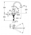 Grohe Eurostyle Cosmopolitan segunda-feira. pia c.alto (33975004)