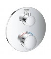 Grohe Grohtherm Termostato Round de 2 vías con Aquadimmer baño /ducha  (24077000)