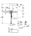 Grifo de lavabo electrónico Grohe Bau Cosmopolitan E 36451000