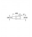 Grohe Salida de conexion de WC 320 mm  (39453000)