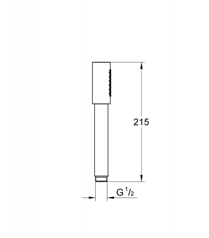 Compra online Grohe Sena teleducha stick metalica con limitador 6,6l  (26465DC0) en oferta al mejor precio