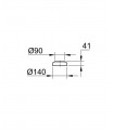 Grohe Rosette para 39457 (49532000)