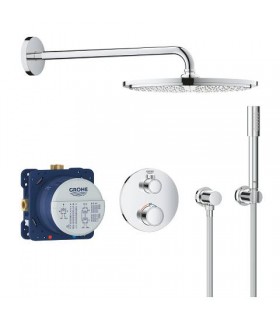 Grohe Conjunto completo Rainshower 310+Grohtherm novo conjunto redondo + Sena (34731000)