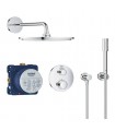 Grohe Conjunto completo Rainshower 310+Grohtherm novo conjunto redondo + Sena (34731000)