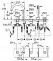 Grohe Atrio combinacion bañera 5 agujeros  (19923DC3)
