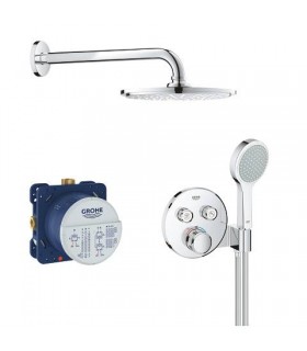 Grohe Conjunto completo Smartcontrol ducha mural Rsh 210, sc redondo con soporte  (34743000)