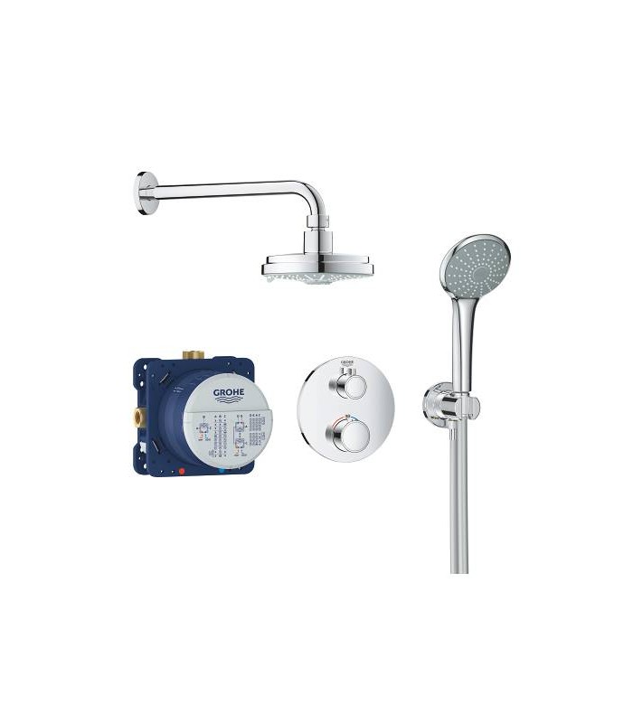 Compra online Grohe Conjunto completo Rainshower 210+Grohtherm new Round + set Euphoria  (34735000) en oferta al mejor precio