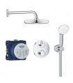 Grohe Conjunto completo Grohtherm Round termostato empotradoconducha mural 210 y set teleducha  (34727000)