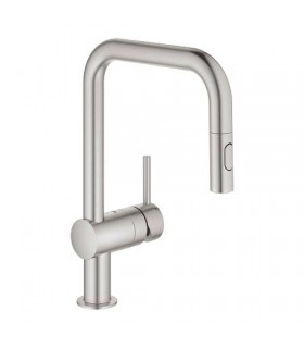 Misturadora monocomando para lavatório Grohe Minta com bica em U mate (32322DC2)
