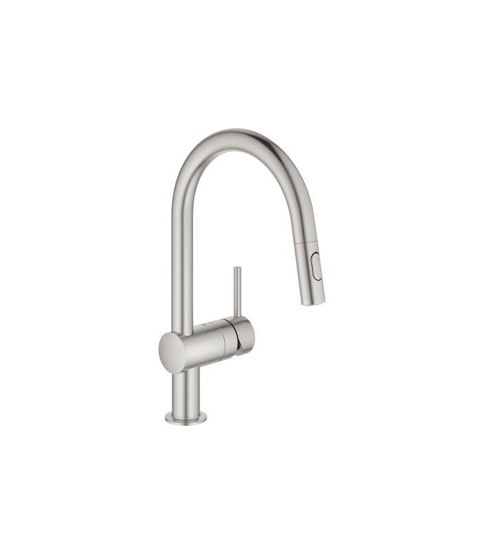 Compra online Misturadora monocomando para lavatório Grohe Minta com bica em C mate (32321DC2) en oferta al mejor precio