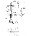 Misturadora monocomando para lavatório Grohe Minta com bica em U e chuveiro prolongador (32322002)
