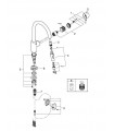 Grohe Concetto Monom fregadero doble chorro ST  (31483DC2)
