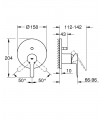 Grohe Lineare NEW Monomando con inversor de 2 vías DC0  (24064DC1)