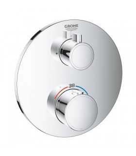 Termostato de chuveiro redondo Grohe Grohtherm para ser combinado com 35600 (24075000)